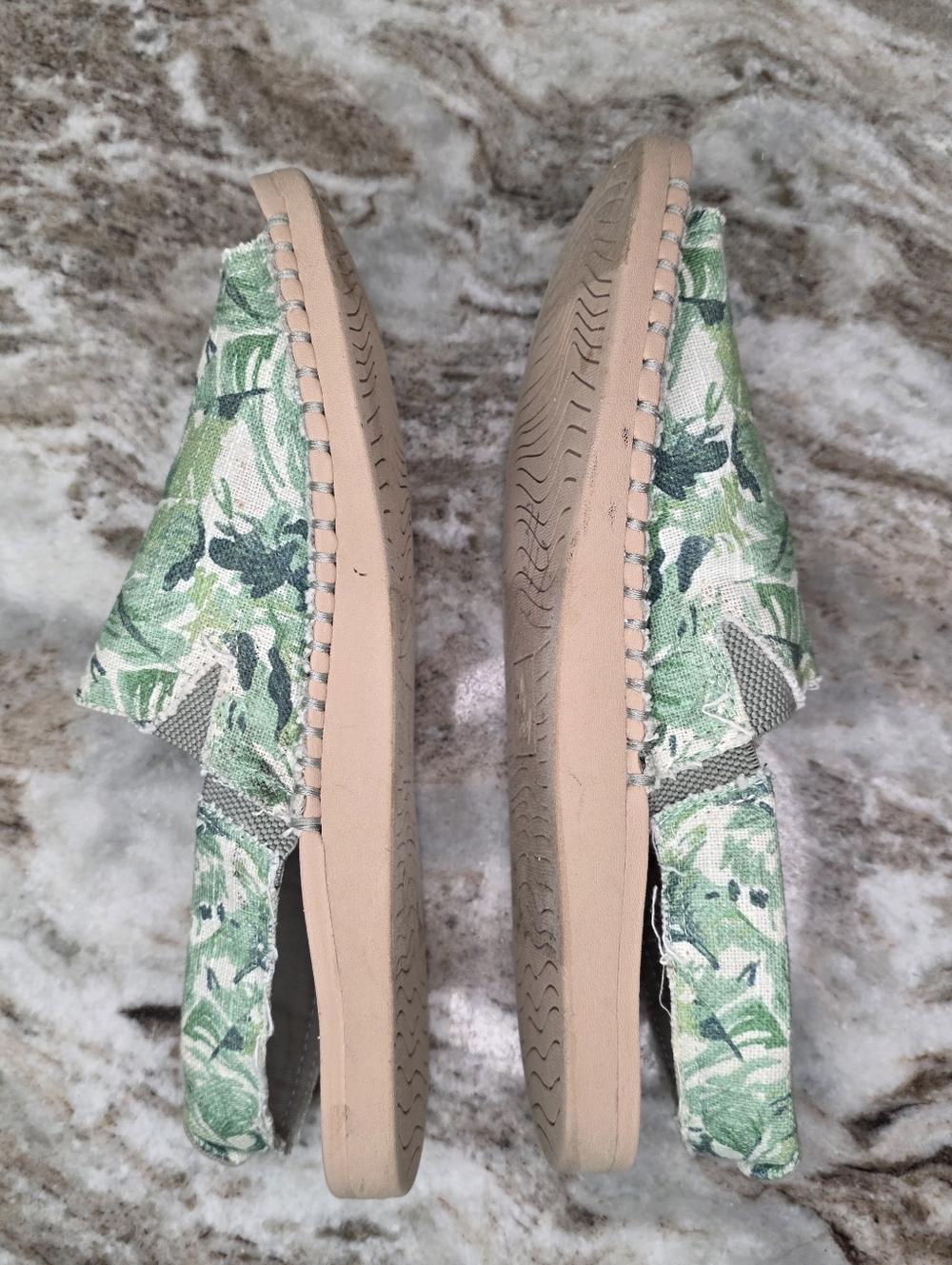 Reef Women's Escape Sling Prints Natural Palms Women's Size 8 - Picture 4 of 9
